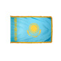 4X6' COL NYL-GLO KAZAKHSTAN KAZAKHSTANI KAZAKHSTANIAN W/FRINGE FLAG