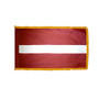 4X6' COL NYL-GLO LATVIA LATVIAN W/FRINGE FLAG