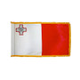4X6' COL NYL-GLO MALTA MALTESE W/FRINGE FLAG