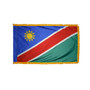 4X6' COL NYL-GLO NAMIBIA NAMIBIAN W/FRINGE FLAG