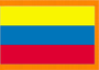 4X6' COL NYL-GLO VENEZUELA CIVIL VENEZUELAN FLAG W/ FRINGE
