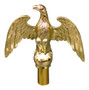 7A 7 IN BRASS PLATED ALUM EAGLE - 601678
