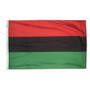 2X3' NYL-GLO  AFRICAN AMERICAN FLAG