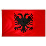 5X8' NYL-GLO ALBANIA ALBANIAN FLAG