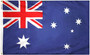 3X5' NYL-GLO AUSTRALIA AUSTRALIAN FLAG