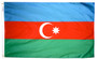 3X5'NYL-GLO AZERBAIJAN AZERBAIJANIS FLAG