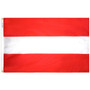 2X3' NYL-GLO AUSTRIA AUSTRIAN FLAG