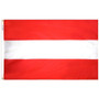 5X8' NYL-GLO AUSTRIA AUSTRIAN FLAG