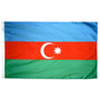 5X8'  NYL-GLO AZERBAIJAN AZERBAIJANIS FLAG