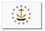 RHODE ISLAND RI State Flag US State Flags 2x3 ft Polyester TT47