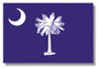 SOUTH CAROLINA SC State Flag US State Flags 2x3 ft Polyester TT48