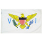 5X8'  NYL-GLO BRIT VIRGIN ISLANDS BLUE FLAG