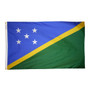 12X18'' NYL-GLO SOLOMON ISLANDS MELANESIA MELANESIAN FLAG
