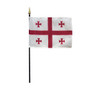 4X6 IN EB REPUBLIC OF GEORGIA GEORGIAN FLAG MTD 12PK - 192872