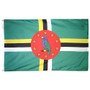 12X18 IN NYL-GLO DOMINICA DOMINICAN FLAG