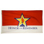 4X6' NYL-GLO HONOR AND REMEMBER FLAG