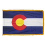 3X5' COL NYL-GLO COLORADO FRINGE FLAG