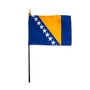 4X6 IN EB BOSNIA-HERZEGOVINA BOSNIAN-HERZEGOVINIAN FLAG MTD 12PK - 221700