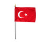 8X12 IN EB TURKEY TURKISH FLAG MTD - 210778