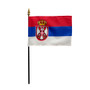 4X6 IN EB SERBIA 2006 SERBIAN FLAG 12PK - 210153