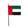 4X6 IN EB UNITED ARAB EMIRATES UAE EMIRATI EMIRATIAN FLAG MTD 12PK - 210145