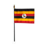 4X6 IN EB UGANDA UGANDAN FLAG MTD 12PK - 210143