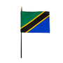 4X6 IN EB TANZANIA TANZANIAN FLAG MTD 12PK - 210137