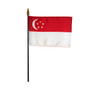 4X6 IN EB SINGAPORE SINGAPOREAN FLAG MTD 12PK - 210123