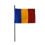 4X6 IN EB ROMANIA ROMANIAN FLAG MTD 12PK - 210115
