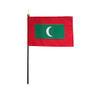 4X6 IN EB MALDIVES MALDIVIAN FLAG MTD 12PK - 210089