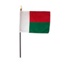 4X6 IN EB MADAGASCAR MADAGASCAN MADAGASCARIAN MALAGASY FLAG MTD 12PK - 210086