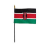 4X6 IN EB KENYA KENYAN FLAG MTD 12PK - 210078