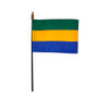 4X6 IN EB GABON BONGO BABONGO FLAG MTD 12PK - 210051