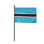 4X6 IN EB BOTSWANA BOTSWANAN BOTSWANIAN FLAG MTD 12PK - 210017