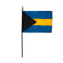 4X6 IN EB BAHAMAS BAHAMIAN FLAG MTD 12PK - 210008