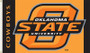 3X5 FT POLY OKLAHOMA STATE COWBOYS FLAG - 2747