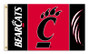 3X5 FT POLY CINCINNATI BEARCATS FLAG - 2724