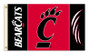 3X5 FT POLY CINCINNATI BEARCATS FLAG - 2724