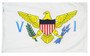 12X18''  NYL-GLO VIRGIN ISLANDS FLAG