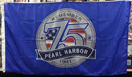 3X5' FT NYLON NYL-GLO PEARL HARBOR 75TH ANNIVERSARY FLAG - 1115872