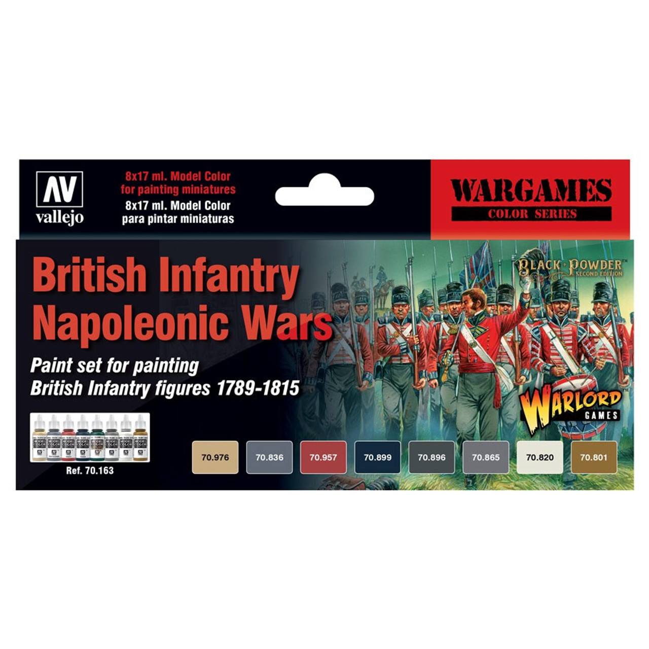 Paint: Vallejo - Paint Sets MC: WG: British Infantry Napoleonic Wars