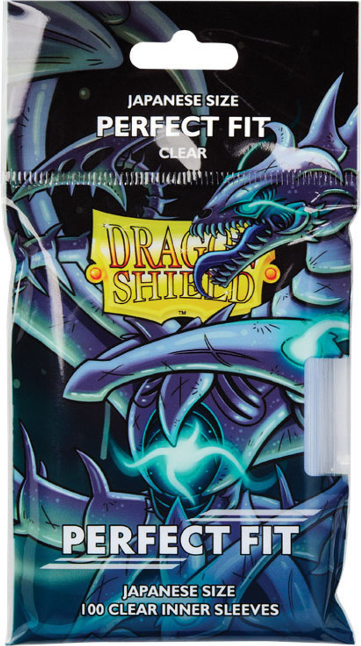 Dragon Shield Standard Perfect Fit Sealable Sleeves - Smoke (100 Sleeves)