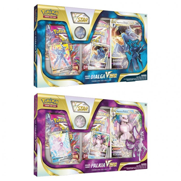 Pokemon TCG: Trainer Boxes and Special Items - Dialga/Palkia VSTAR Premium  Collection - Tower of Games