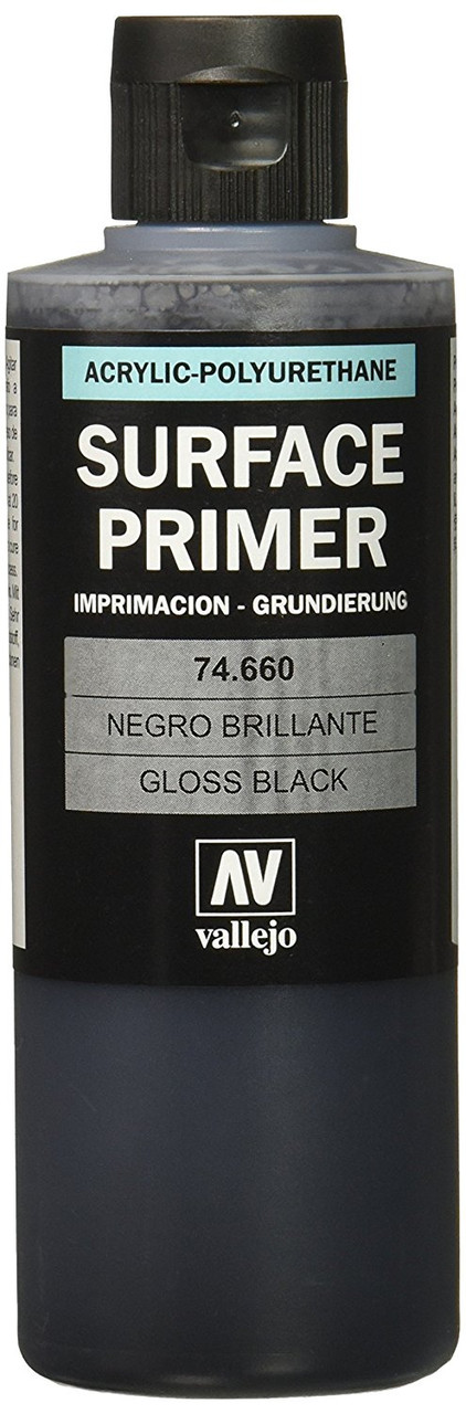 Paint: Vallejo - Metal Color Metal Color: Gloss Black Primer