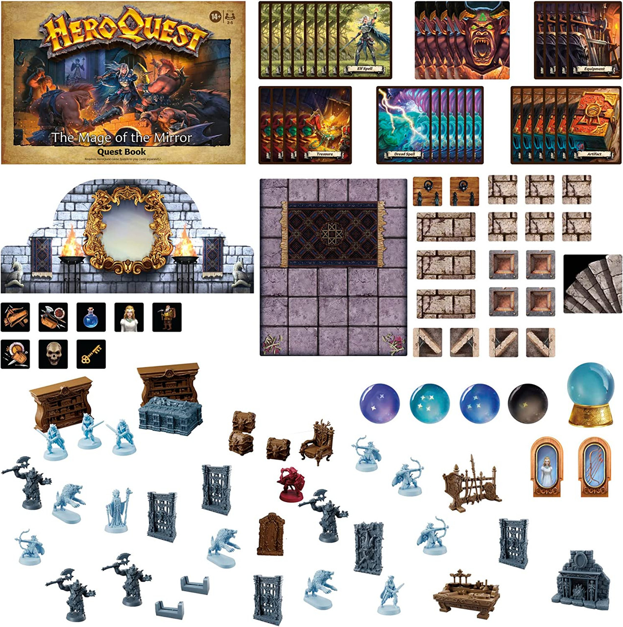 Board Games: Expansions and Upgrades - HeroQuest: The Mage of the Mirror  Quest Pack - Tower of Games