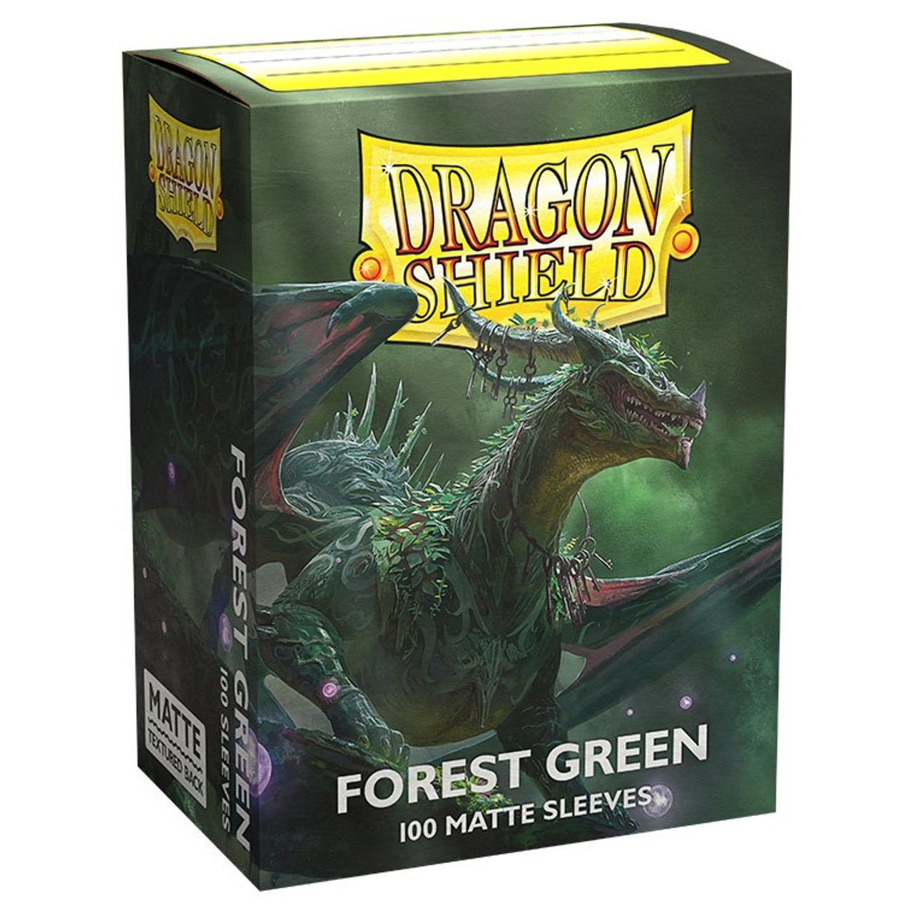 Card Sleeves: Solid Color Sleeves - Dragon Shields: (100) Matte - Forest  Green - Tower of Games