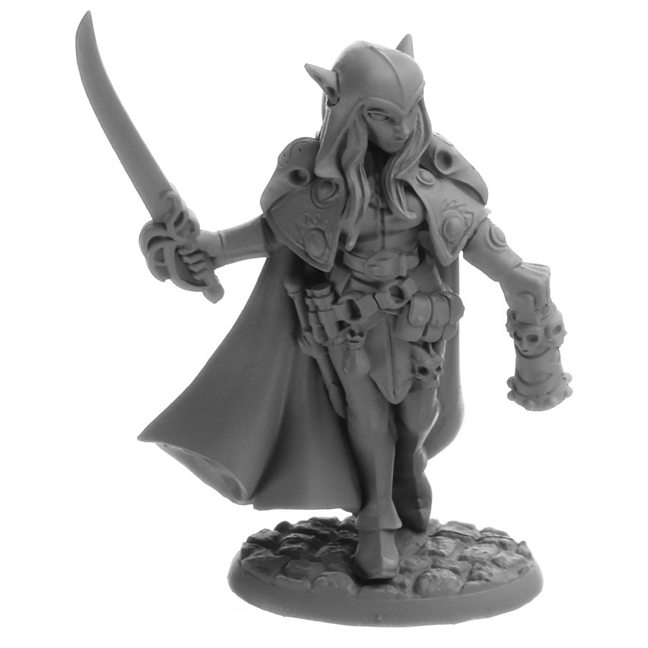 Reaper Bones Miniature: Gravewaile - Bones Reaper – 45mm RPG Figure, MYTHOS CTHULHU GHOST 77521