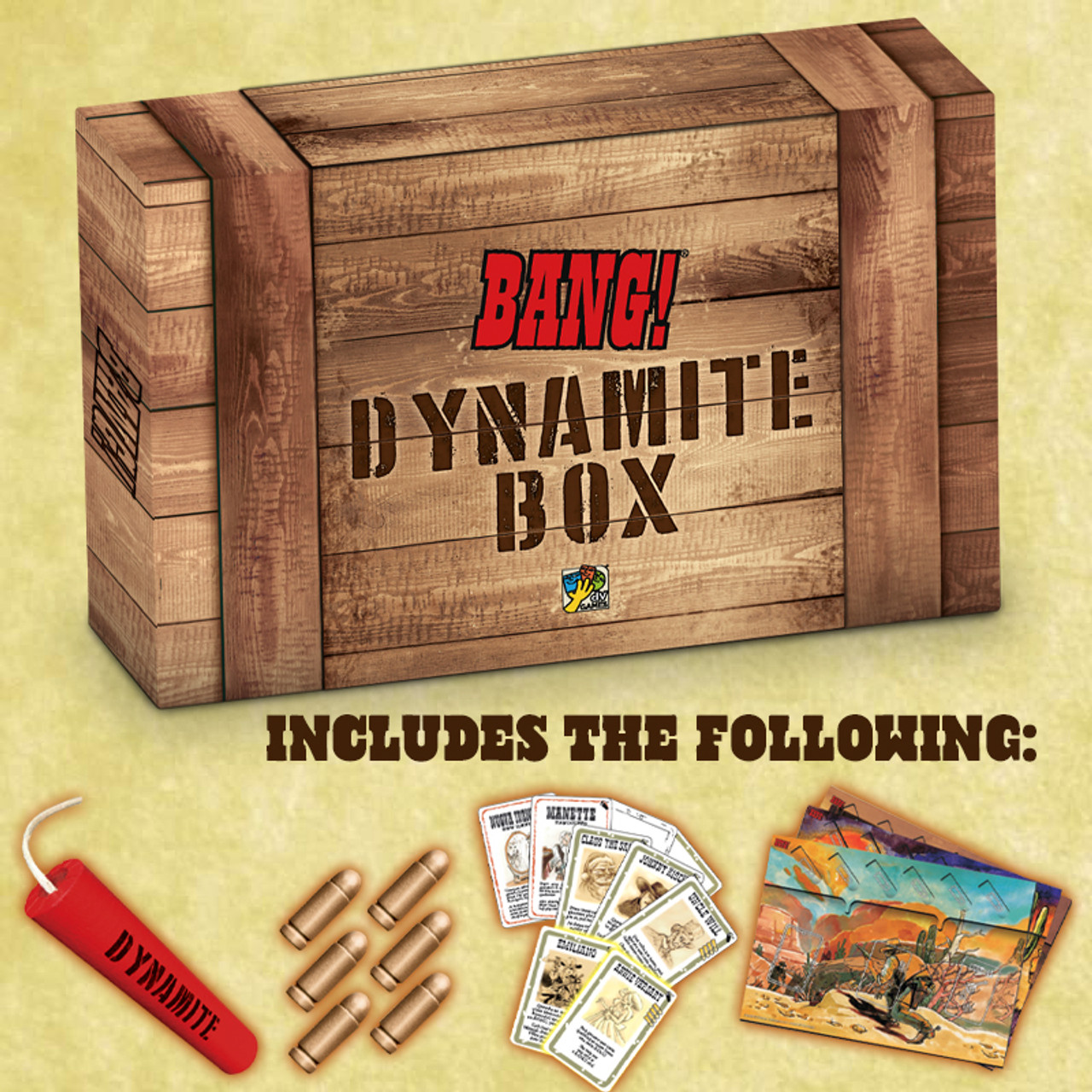 Card Games: Bang: Dynamite Box (Storage Box)