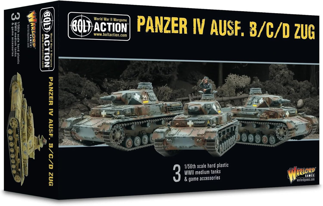 Bolt Action: Panzer IV Ausf. B/C/D Zug - Tower of Games