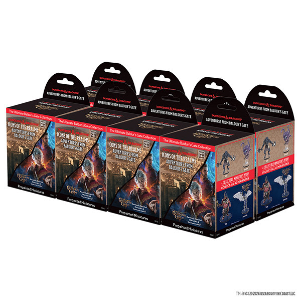RPG Miniatures: Mini Blind Boxes and Bricks - D&D: Adventures from Baldur's  Gate Booster Brick (8) - Tower of Games